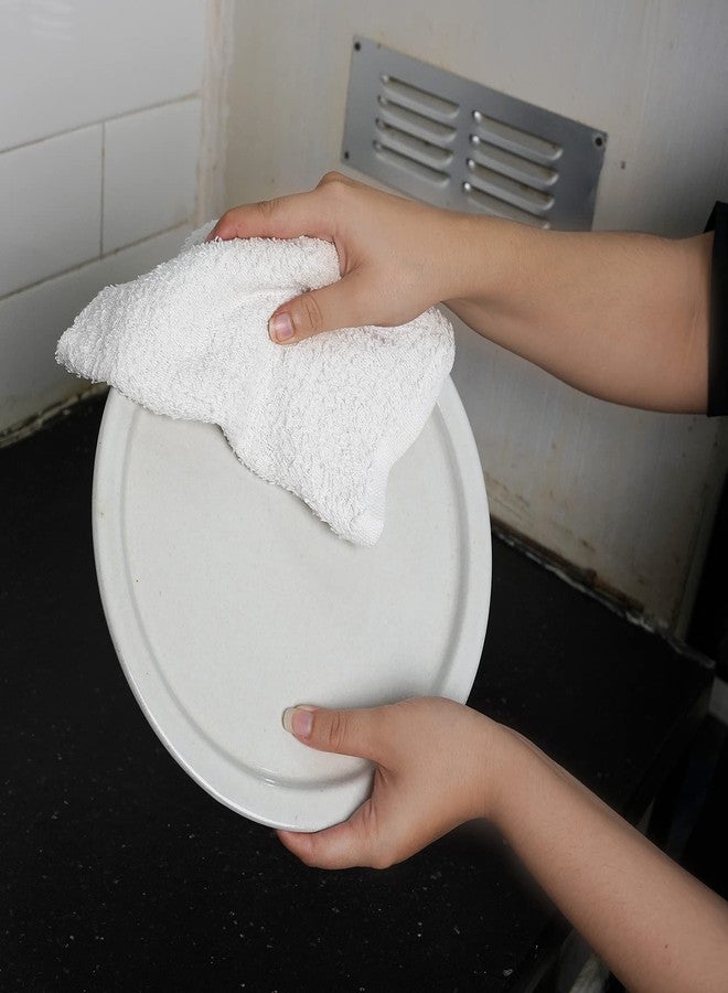 STF Linen Terry Bar Mop Towels (Value Pack of 60) Size 14"x17" (White) – Absorbent and Durable, Multipurpose Cleaning Rags, Cotton Cleaning Towels, Terry Cloth Rags, Reusable Shop Rags - Image 5